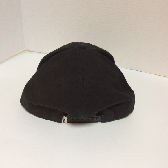 Vans Black Cap w/ White Vans Embroidered - Picture 3 of 4